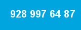 928 997 64 87 928 997 64 87